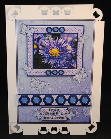 Birthstone and Birth Flower - September by Yvonne Middleton