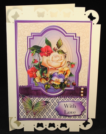 Promise of Summer Pyramid Card Front by Yvonne Middleton