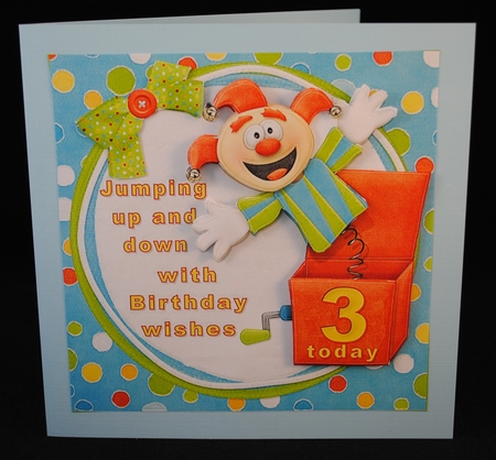 8x8 jack in the box birthday age 1-5 mini kit by Yvonne Middleton