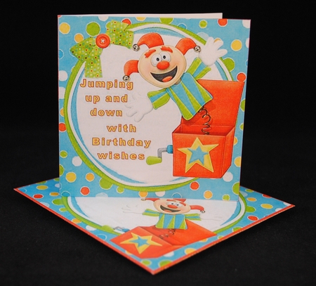 8x8 jack in the box birthday age 1-5 mini kit by Yvonne Middleton