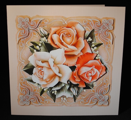 Topper Vintage Colour Roses by Yvonne Middleton