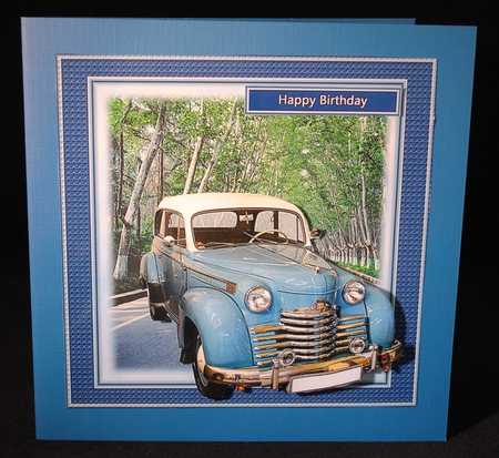Enjoying my vintage car by Yvonne Middleton
