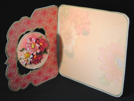 Dahlias - Pendant Card Mini Kit by Yvonne Middleton