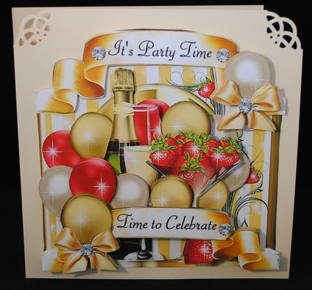 Champagne & Strawberries - Summer Celebration by Yvonne Middleton