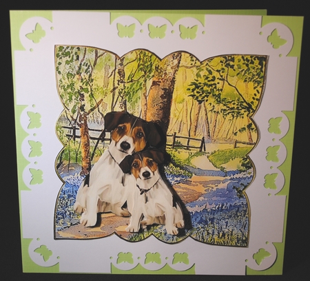 Scallop Topper Cute Doggies by Yvonne Middleton