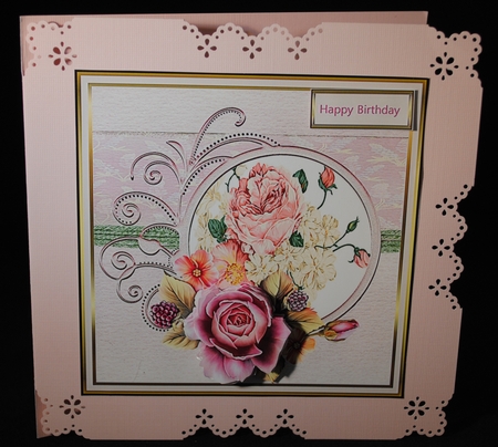 Rose and berries  by Yvonne Middleton