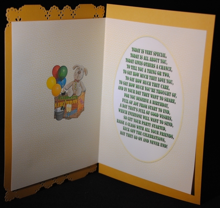 Dressed to Party! Verse Insert  by Yvonne Middleton
