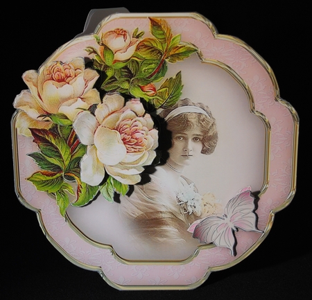 Vintage Roses - Shaped Card Mini Kit by Yvonne Middleton