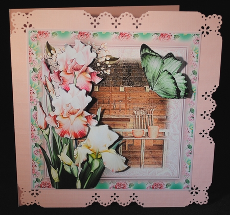 The Potting Shed Card Front Kit by Yvonne Middleton