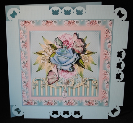 Lots Of Floral 5 Toppers with decoupage kit by Yvonne Middleton