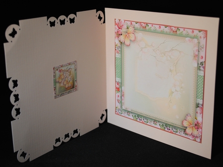 Butterfly Blossom Card Front Kit by Yvonne Middleton