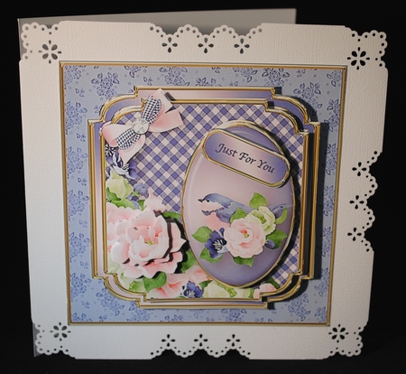 Bird in the Roses - Layered Card Mini Kit by Yvonne Middleton