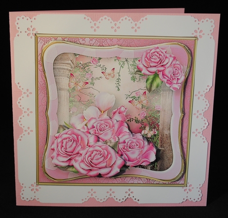 Rose Garden - Decoupage Card Mini Kit by Yvonne Middleton