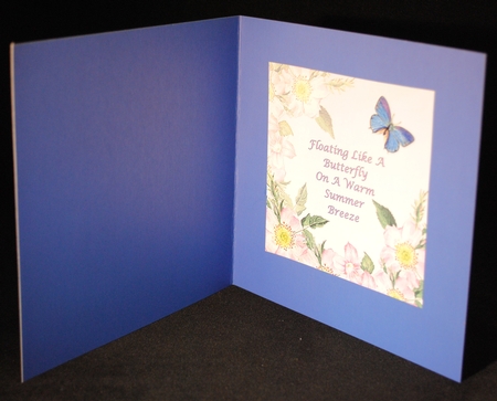 Floating Like A Butterfly On A Summer Breeze - Decoupage Card Kit, Inserts,Gift Tags & Bookmarks by Yvonne Middleton