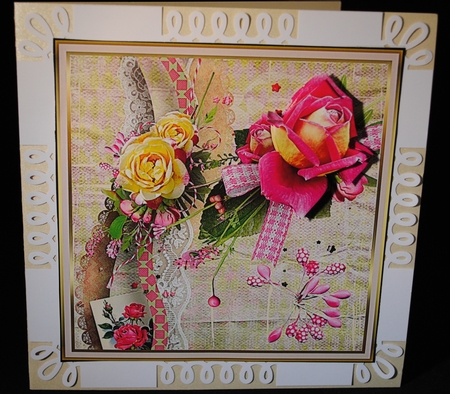 Lace and rose by Yvonne Middleton
