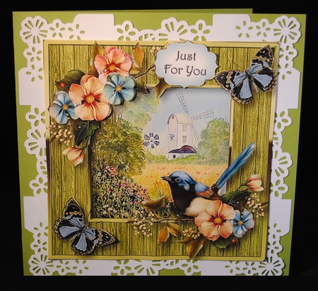 Butterflies At The Windmill by Yvonne Middleton