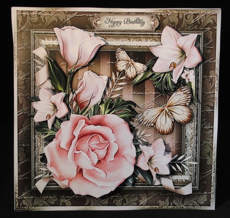 Vintage Pink Roses for All Occasions Mini Kit by Yvonne Middleton