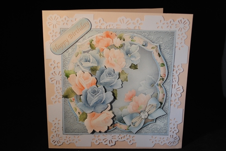 Sweet Posy - Decoupage Card Mini Kit by Yvonne Middleton