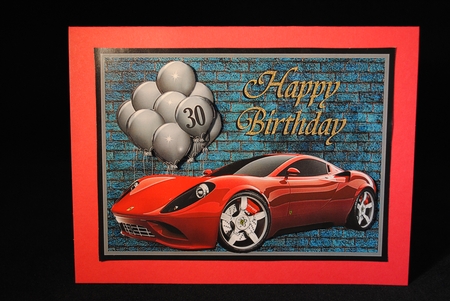 7x5 SPORTS CAR 30 by Yvonne Middleton