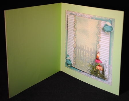 The Flower Field Card Front Kit by Yvonne Middleton