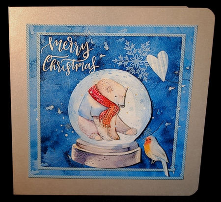 Christmas  Bear 2 by Yvonne Middleton