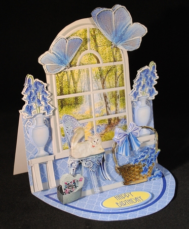 WINDOWS ON THE WORLD - Bluebell Wood by Yvonne Middleton