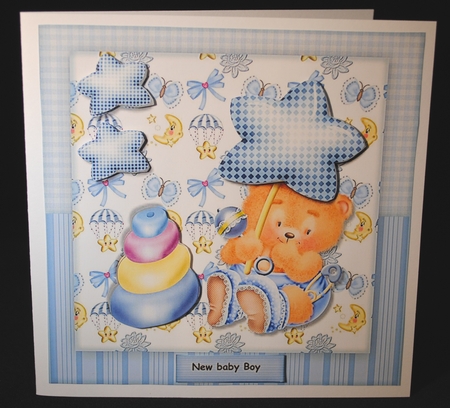 A star is born baby card by Yvonne Middleton