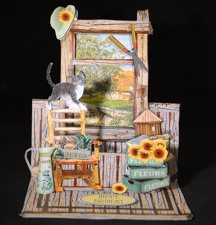WINDOWS ON THE WORLD - Gardeners World by Yvonne Middleton