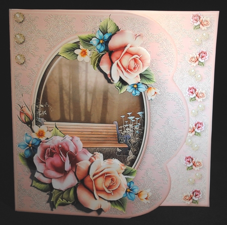 Woodland Bench - Curved Edge Card Mini Kit by Yvonne Middleton