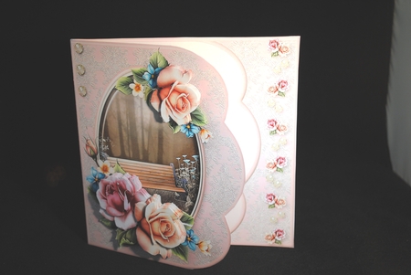 Woodland Bench - Curved Edge Card Mini Kit by Yvonne Middleton