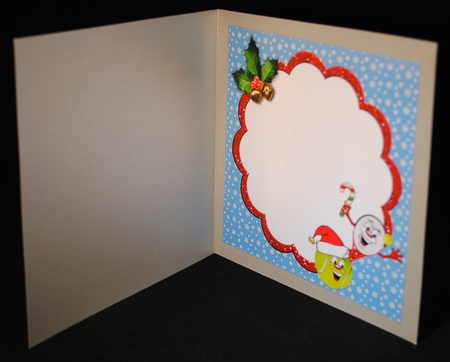 8x8 Laughing because its Christmas tennis mini kit by Yvonne Middleton