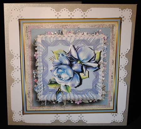 Blue rose by Yvonne Middleton