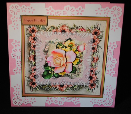 Rose and pansy by Yvonne Middleton