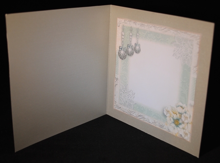 The Christmas Baubles Card Front Kit by Yvonne Middleton