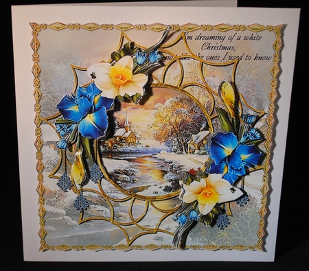 Faded Festiveties 17 by Yvonne Middleton