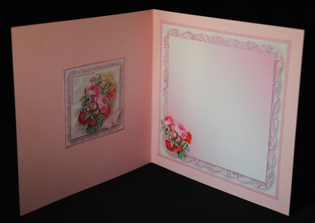Vintage Bouquet Insert by Yvonne Middleton