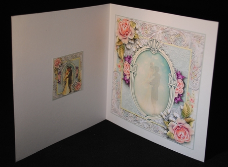 The Bride And Groom Card Front Kit by Yvonne Middleton
