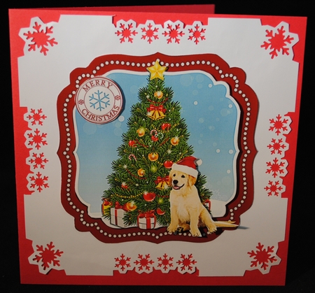 PUPPY DOG CHRISTMAS by Yvonne Middleton