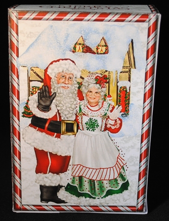 Mr. and Mrs. Claus Gift Box by Yvonne Middleton