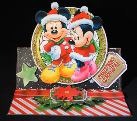 Mickey Goes Easel Xmas Kit 1  by Yvonne Middleton