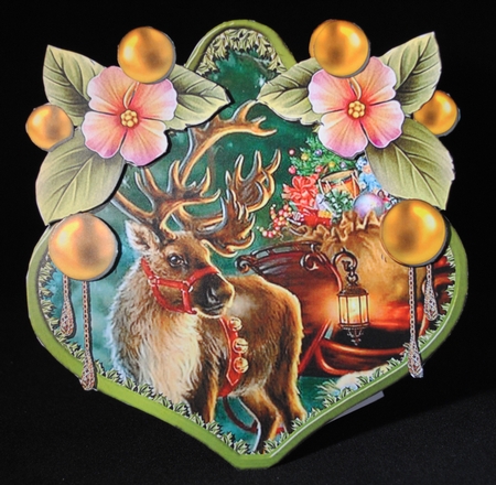 Bauble Greetings 1 by Yvonne Middleton