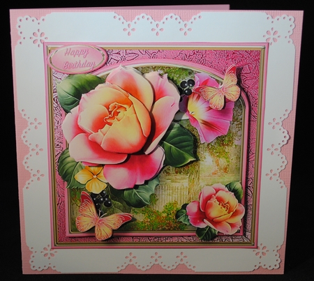 Summer Afternoon Decoupage Card Mini Kit by Yvonne Middleton