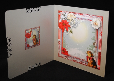 A Christmas Cutie Card Front Kit by Yvonne Middleton