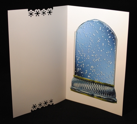 Christmas Globe Backgrounds by Yvonne Middleton