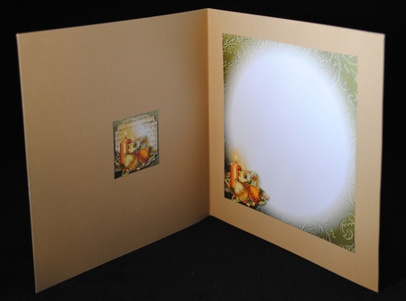 Sheet Music Christmas - Golden Candles by Yvonne Middleton