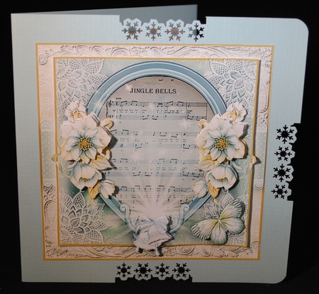 Jingle Bells Card Front Kit by Yvonne Middleton