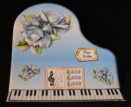 Baby Grand Piano - The Porcelain Piano by Yvonne Middleton