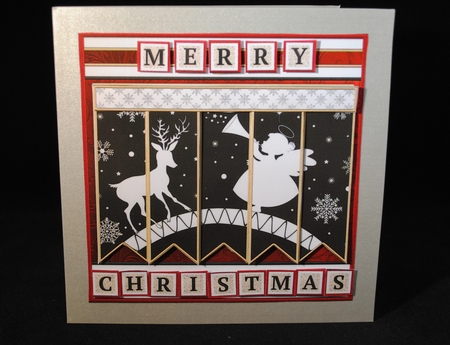 ANGEL & DEER Christmas 7.5 Quick Card Kit Create Any Name Alphabet in 2 sizes by Yvonne Middleton