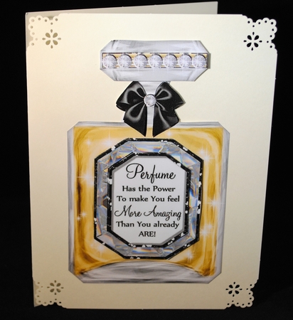 The Power of Perfume - Shaped Topper by Yvonne Middleton