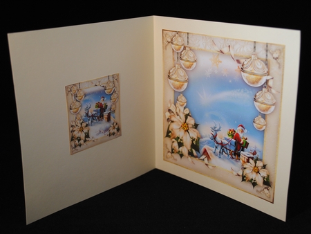 Cute Santa Claus on the Roof Mini Kit by Yvonne Middleton